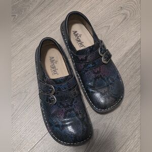 Alegria PG Lite Snake Skin Colorful Comfort Shoes Womens Size EU 38(7.5 US)